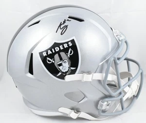 Ashton Jeanty Autographed Las Vegas Raiders F/S Speed Helmet- Beckett W Hologram - Picture 1 of 5