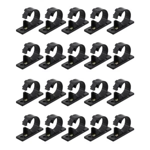 20 Pcs Rückkleber -Drahtklamme Kabelclips Für Zu Hause Kabelorganisator - Afbeelding 1 van 12