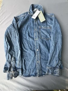 Neu mit Etikett H&M Jeansjacke jeansblau Herren Größe M - Bild 1 von 7