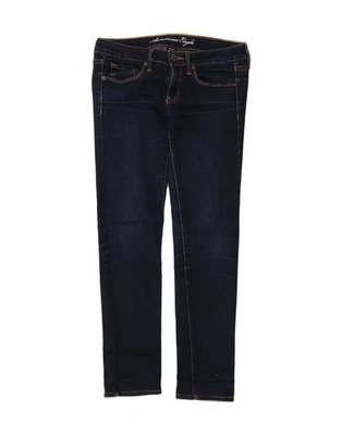 American Eagle Damen Skinny Jeans US 6 Medium W30 L27 Marineblau Baumwolle AM05 - Bild 1 von 3