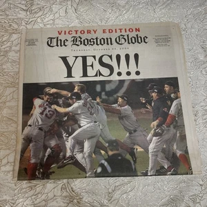 2004 Red Sox World Series Championship Boston Globe Victory Edition - ungelesen - Bild 1 von 2