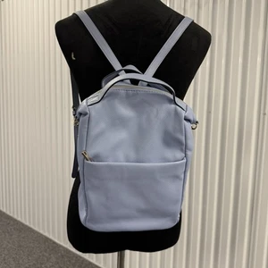 A New Day Rucksack blau klein genarbtes Kunstleder - Bild 1 von 9