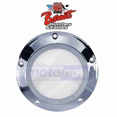 Barnett Clear Derby Cover for 2007-2009 Harley Davidson FXDL Dyna Low Rider fp Foto 1 de 4