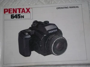 PENTAX ORIGINAL BEDIENUNGSANLEITUNG FÜR 645N MITTELFORMAT FILMKAMERA, - Bild 1 von 1