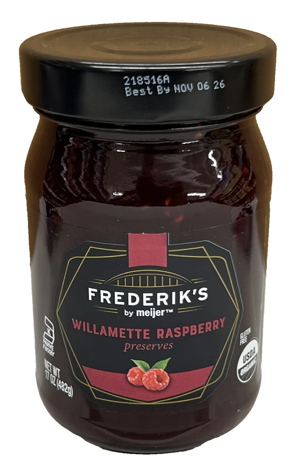 Frederik's by Meijer Organic Willamette Raspberry Preserves 17 oz - Image 1 of 1