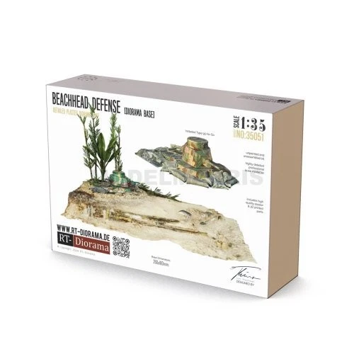 RT-DIORAMA 35051s 1/35 Beachhead Defense [Diorama Base] - Immagine 1 di 1
