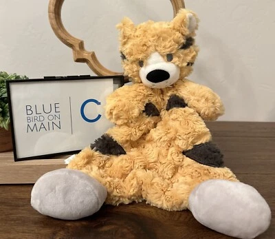 F) Demdaco Naranja Tigre Selva Gato Lovey Manta de Seguridad Bebé Juguete Peluche Animal Foto 1 de 4