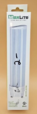 New MaxLite 76623 8PLGU24LED30 8 Watts LED Light Bulb - GU24 Base PL LED GU24 - Image 1 of 4