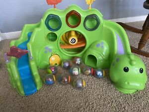 Fisher Price Roll-a-Rounds DROP AND ROAR DINOSAUR - Includes 9 Balls, H5924