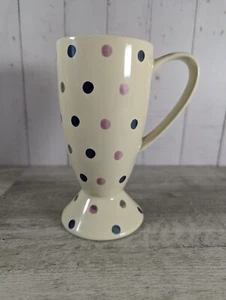 Whittard of Chelsea Lunares - Taza de café alta de chocolate caliente, café con leche, capuchino - Imagen 1 de 8