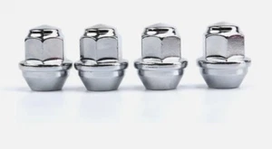 5x OEM Chrome Factory Style Lug Nuts For Ford Lincoln 12x1.5 Fusion Focus Escape - Picture 1 of 24