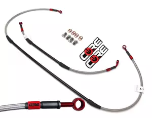 Braided Brake Lines HONDA CRF 250L, Rally 250L, 300L, 300LS and Rally 300L - Picture 1 of 11