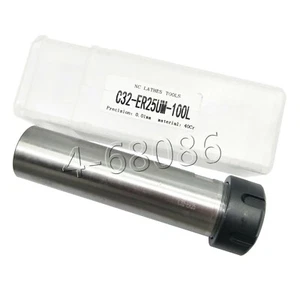 C32-ER25-100 ER25UM gerade Verlängerung Spannzange Werkzeugaufnahme Fräsfutter CNC Werkzeug - Bild 1 von 4