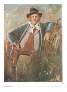 Billy the Kid Bonney / Cowboy Gunfighters Kunst / Großdruck von Lea F McCarty - Bild 1 von 1