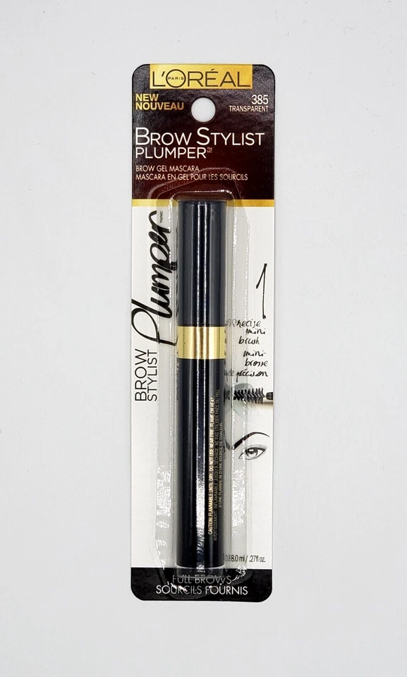 NEW L'Oréal Paris Brow Stylist Plumper Mascara 385 Transparent - Image 1 of 1