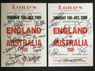 2009 LORDS ASHES SCORECARD : ENGLAND WON BY 115 RUNS **((Reproduction))**