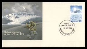 Mayfairstamps Australian Antarctic Territory FDC 1986 Antarctic Treaty 25 Yrs Sn - Picture 1 of 2