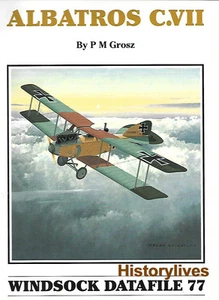 Windsock Datafile No.77 Albatros C.VII History 1/72 1/48 Drawing Markings Grosz - Picture 1 of 6