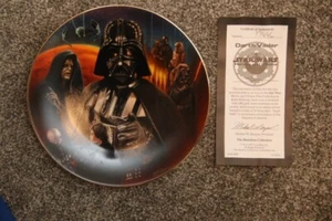 Star Wars Heroes and Villains Hamilton Plate Collection Darth Vader Plate - Picture 1 of 3