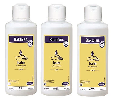 BODE-CHEMIE HAMBURG Bode Baktolan balm Pflegebalsam für empfindliche Haut | Spar-Pack: 3 x 350 ml