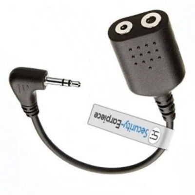 ADAPTOR TO CONNECT MOTOROLA 2 PIN EARPIECE TO COBRA 1 PIN RADIO - Image 1 of 4