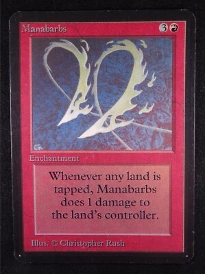 MTG Magic The Gathering - Manabarbs - ALPHA - NM - Image 1 of 4