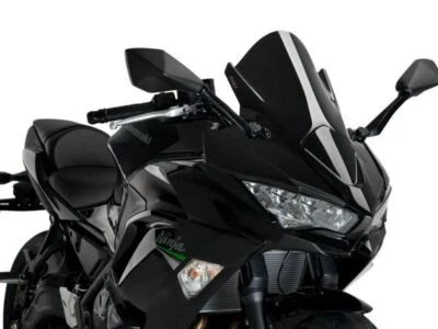Puig Black Z-Racing Screen Kawasaki Ninja 650 2020-2025 - Image 1 of 2