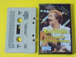 MARTY ROBBINS - HIS GREATEST HITS AND FINEST PERFORMANCES Tape #2 Cassette, 1983 - Picture 1 of 2