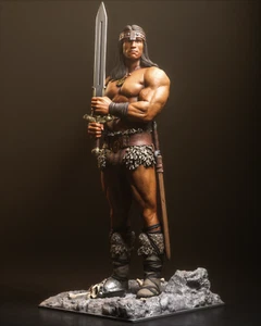 Conan der Barbar Resin 3D Druck verschiedene Größen Fanart unbemalt - Bild 1 von 8