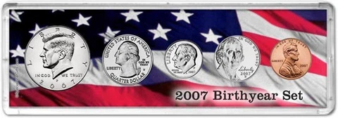 Birth Year Coin Gift Set, 2007 Cover