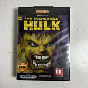 The Incredible Hulk (Sega Genesis, 1994) U.S. Gold Action & Adventure Video Game - Picture 1 of 24
