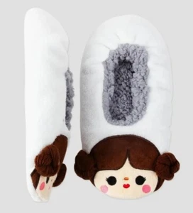 Calcetines para mujer Star Wars suaves cálidos difusos princesa Leia S/M (GGG) - Imagen 1 de 4