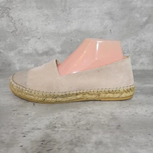 Browns Shoes Womens 10.5 Espadrille EU 41 Slip On Shoe Suede Loafer Beige - Picture 1 of 9