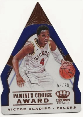 2018-19 Panini Crown Royale Choice Award Victor Oladipo 58/99 Die-Cut #10 - Image 1 of 2
