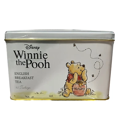 英国茶 迪士尼 小熊维尼 英国早餐 茶 锡 40 个 全新未拆封 — 第 1/4 张图片