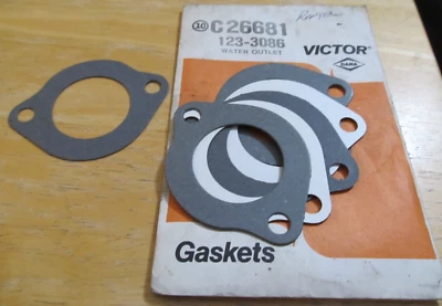 "LOT OF 6" VICTOR C26681 Thermostat Gaskets - Image 1 of 2