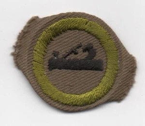Distintivo al merito della falegnameria, tipo C marrone stretto crimpato (1938-46), come nuovo! - Foto 1 di 1