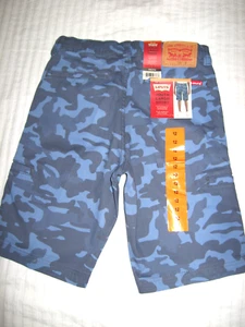 Levi's Boys Camo Cargo Shorts  ~ Youth  Size 12R ~ NWT - Picture 1 of 5