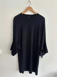 COS GATHERED MIDI DRESS SZ M 10 - Picture 1 of 3