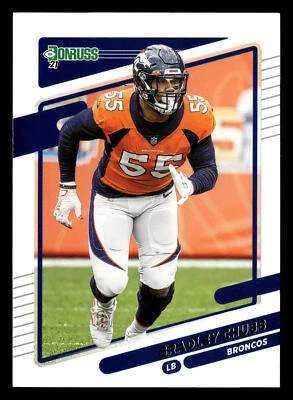 Bradley Chubb 2021 Donruss #182 Denver Broncos Buy10get5FREE - Image 1 of 2