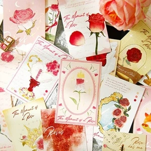 30Pcs Romantic Valentines Day Gift Love Flower Postcard Set Anniversary - Picture 1 of 12