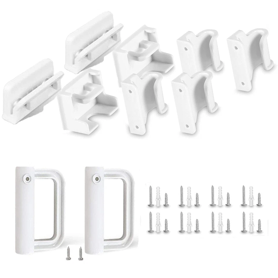 Retractable Baby Gate Replacement Parts Kit Child Safety Gate Full Set Wall M... - Image 1 of 1