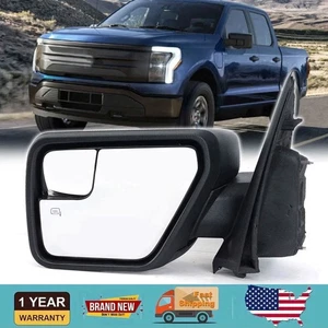 For 2021-2023 Ford F-150 F150 Door Mirror Heated Driver Left Side Manual Folding - Picture 1 of 10