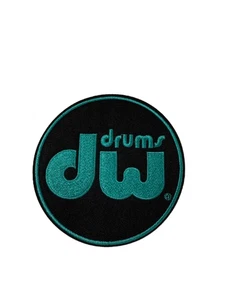 DW Drums Embroidered Patch 3.5" - Picture 1 of 1