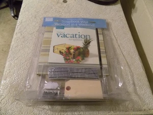 Make Vacation Scrapbook Book Kit by Simple Scrapbooks NEW - Picture 1 of 6