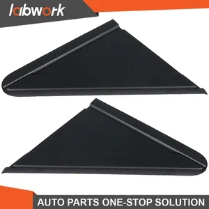 Labwork Mirror Flag Applique Right+Left Side Pair For Grand Caravan 2008-2020 - Foto 1 di 11
