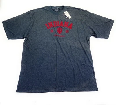 Camiseta para hombre Cadre Indiana University IU Logo manga corta gris carbón XXL Foto 1 de 4