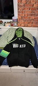 Wicked Broadway Show Hoodie durchgehender Reißverschluss schwarz grün Musical Größe Large  - Bild 1 von 1