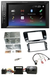 Pioneer DAB Lenkrad 2DIN Bluetooth USB Autoradio für Seat Ibiza ab 08 Klavierlac - Bild 1 von 10