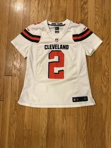Johnny Manziel #2 Cleveland Browns Nike NFL Football Jersey (Women’s Large) - Picture 1 of 6